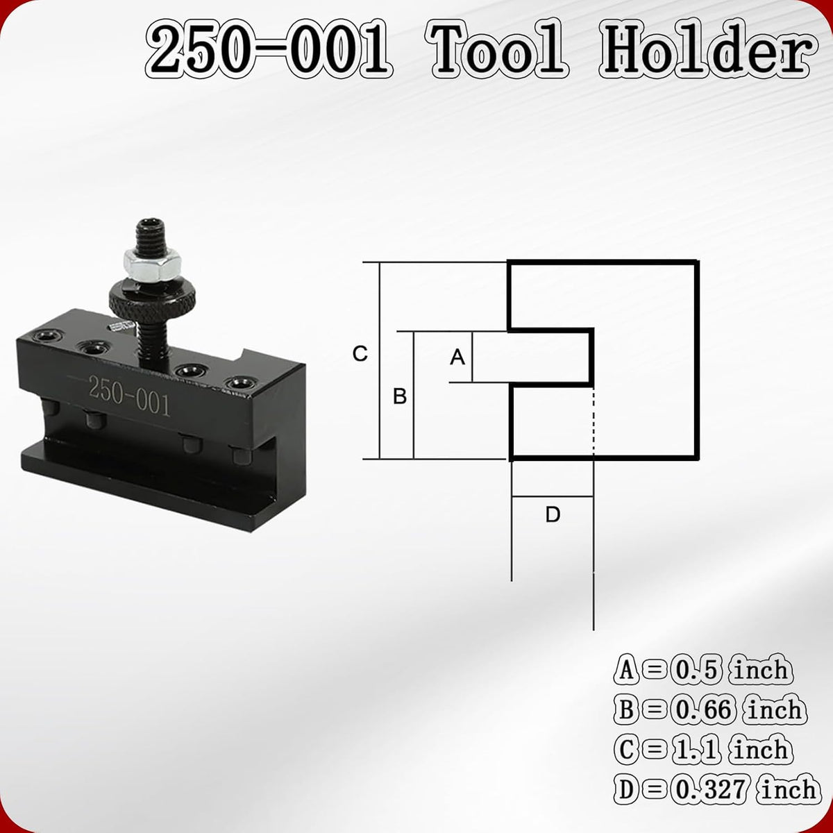 findmall 5Pcs OXA 250-001 Quick Change Tool Holder, Range 3/16-1/2 Inch