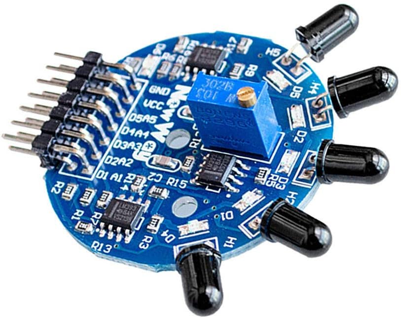 5 Way Flame Sensor Module Fire Extinguisher Robot Digital Analog Output