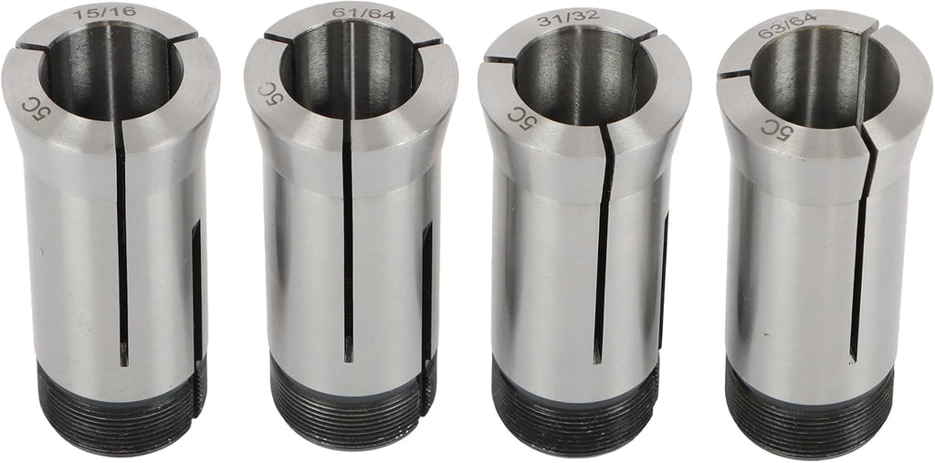 72pcs Precision Inch 5C Collet Set，1/64" to 1-1/8" 1/64 Sizes 5C