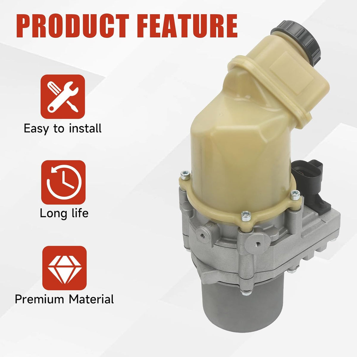Power Steering Pump Compatible with Nissan Altima 2013 2014 2015 Replace 49110-3TA7B, 86-03148R