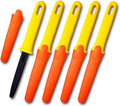 Cardboard Cutter with Sheath, 7.5" Safe Box Opener/Box Cutter Tool [Non-Stick Coated Blade], Serrated Japanese