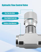 STB-G3/8 3/8In Hydraulic Flow Control Valve Adjustable Bidirectional