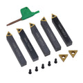 3/8" Carbide Turning Tool Set TCMT Inserts 5Pcs Metal Lathe
