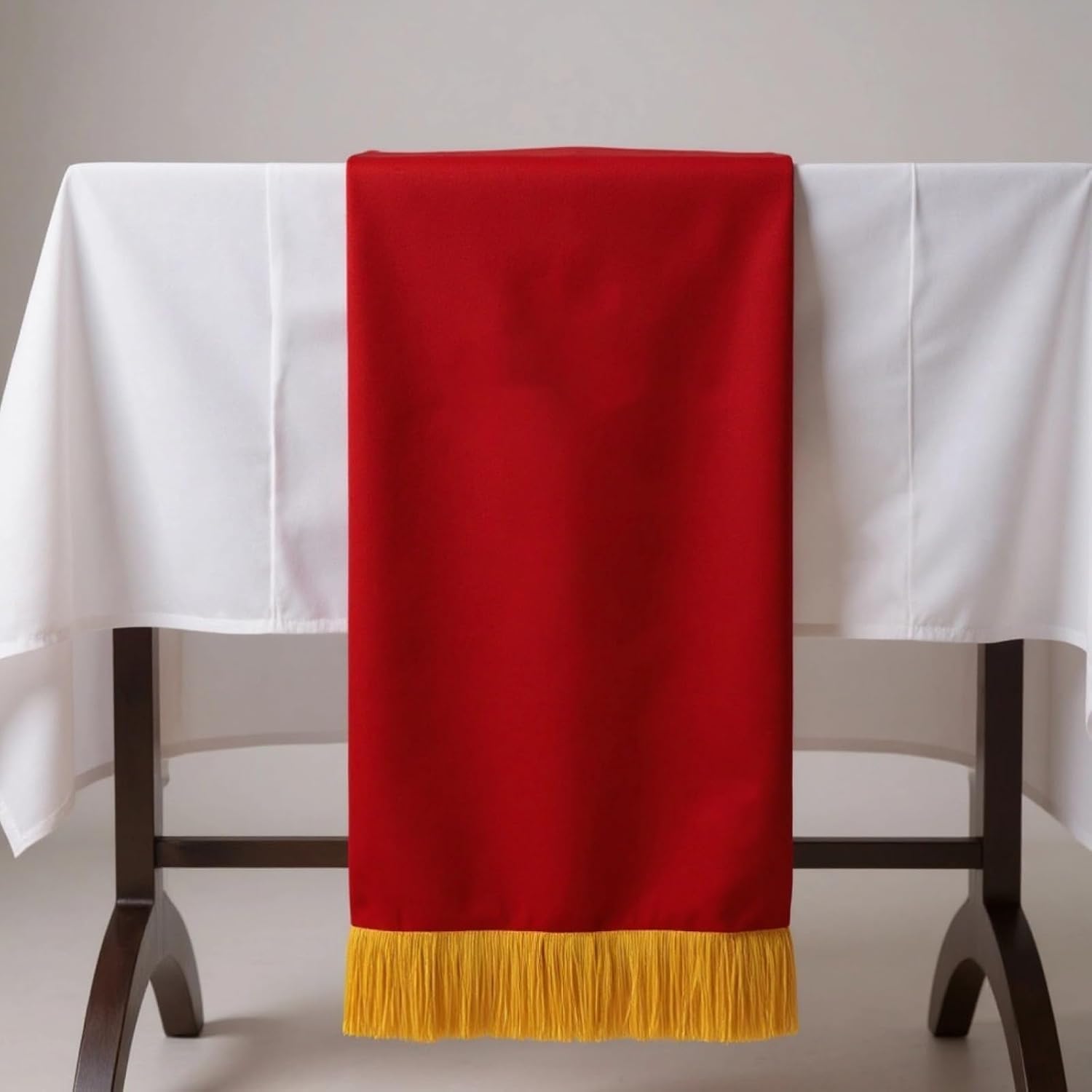 Reversible Parament Set Clergy, Embroidered Cross Altar, Polyester Table Runner, Bookmark Pulpit Scarf, Polyester