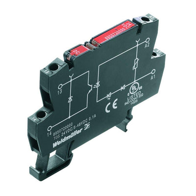 Weidmuller, 1275100000, Solid State Relay 7mA 24V DC-in 4A 33V DC-Out (1 Item/s)