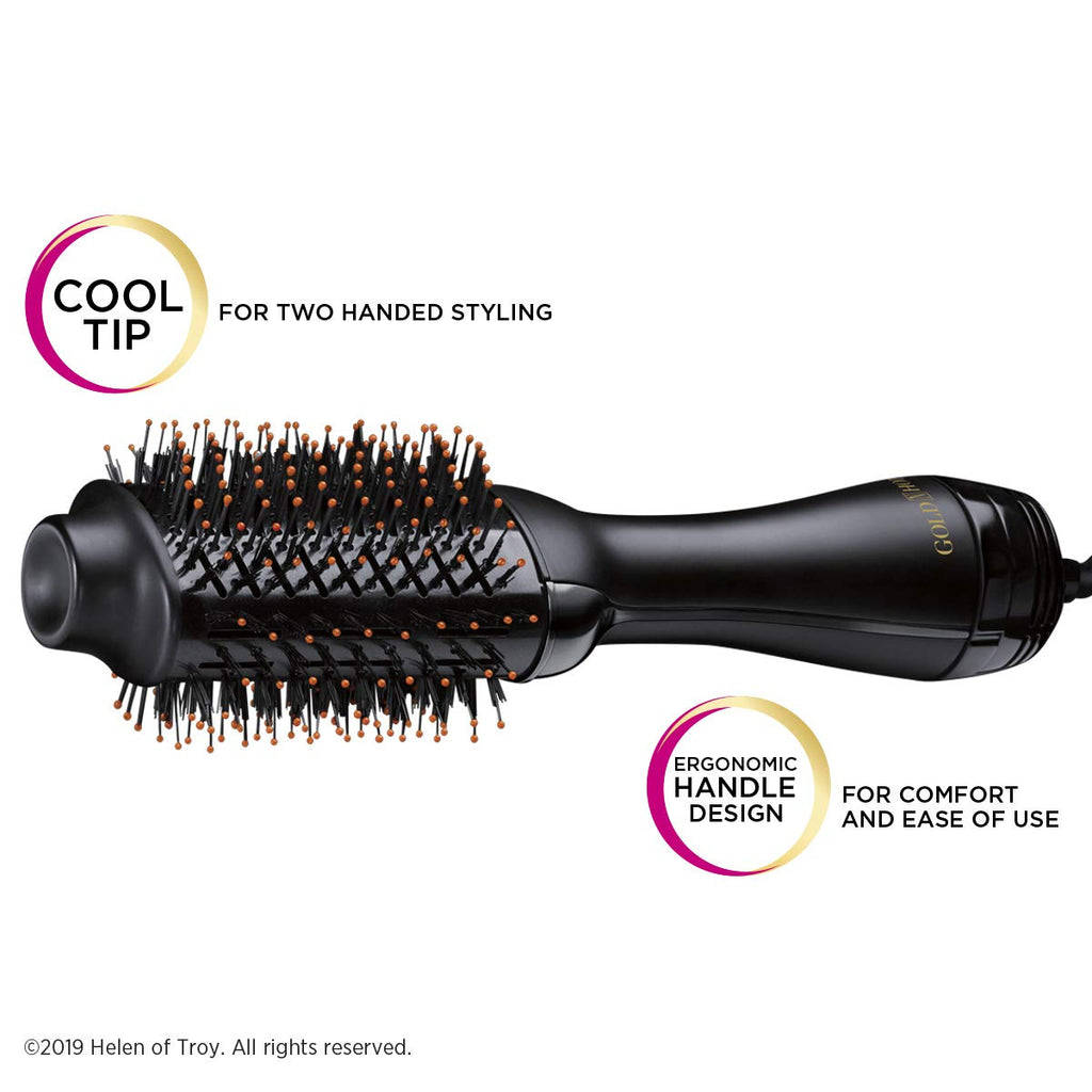 Professional One-Step Hair Dryer & Volumizer Hot Air Brush, Black