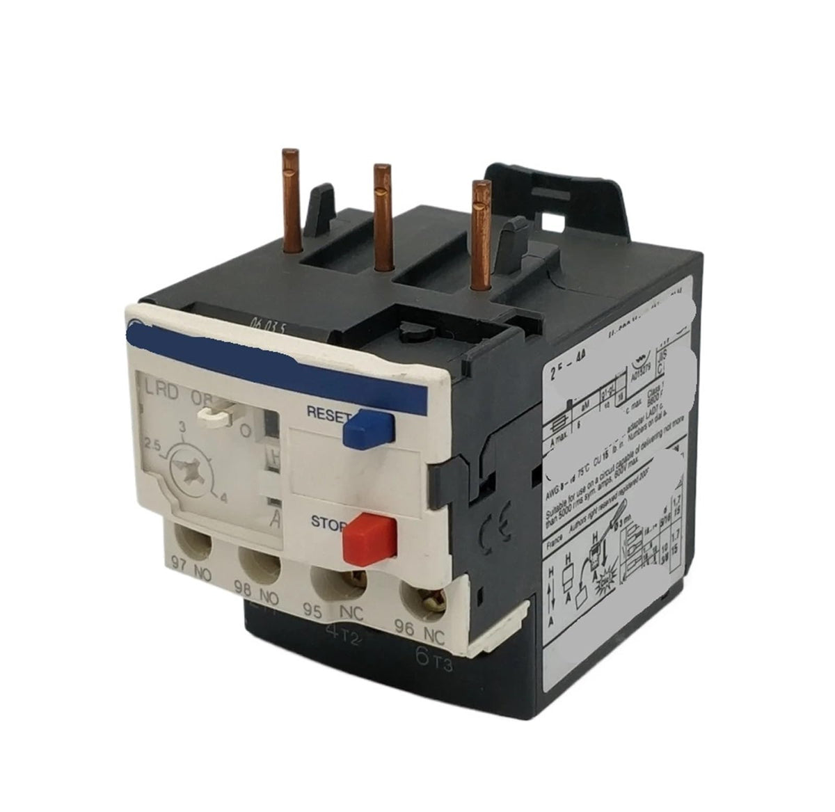TJWZSAST 1PCS LRD 08 Overload Relay 2.5-4A
