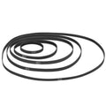 MECCANIXITY GT-2 Timing Belt 6mm Width 2mm Pitch Black 5pcs
