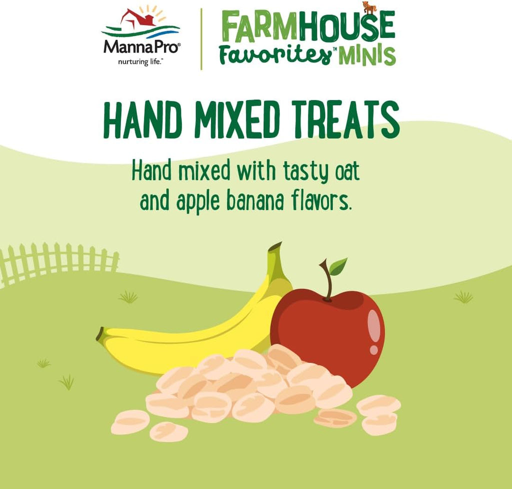 Farmhouse Favorites Mini Horse & Donkey Treats, 3 lb Bag