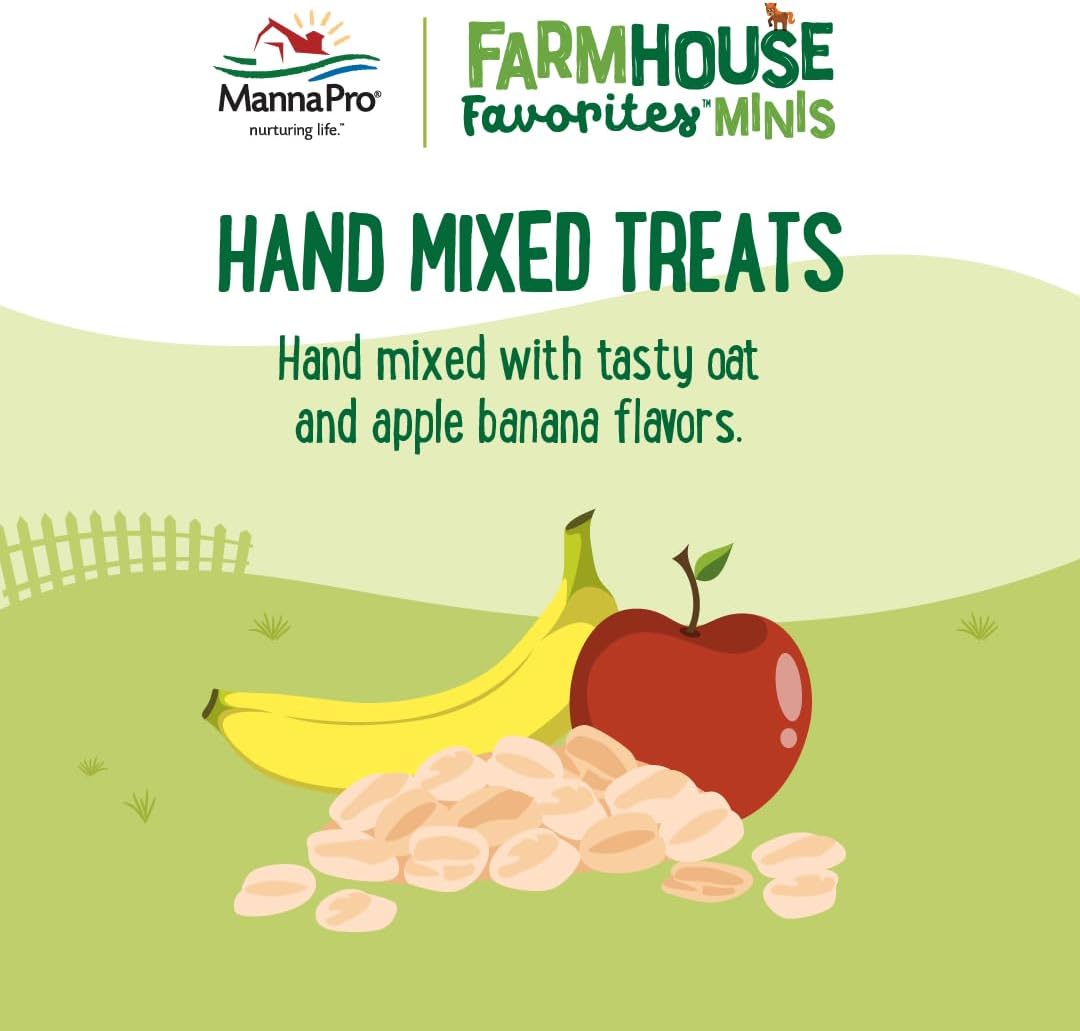 Farmhouse Favorites Mini Horse & Donkey Treats, 3 lb Bag