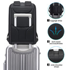 Anti Theft Business Backpack Fits 15.6 Inch Laptop,Smart Work Backpack with USB Charging Port for Office Work