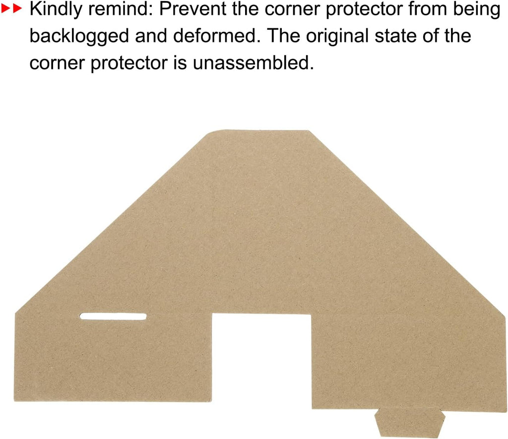 Adjustable Cardboard Corner Protector, Cardboard Edges Protector 10x10x4cm for Art, Packing, Shipping Supplies Pack