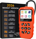 OBD2 Scanner,V880 Car Scanner Diagnostic Tool, Check Engine Code Reader | Graphic Live Data, Freeze Frame,Mode 6