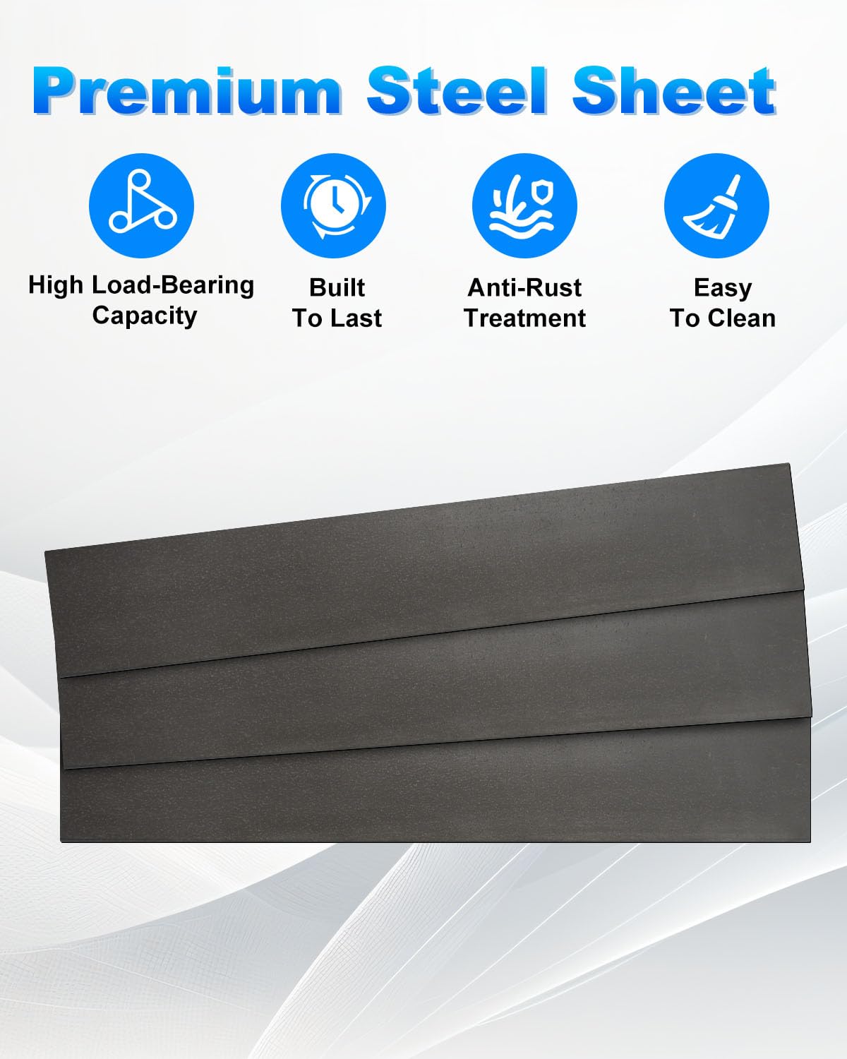 2 Pcs 2 x 1/4 x 12 Inch A36 Hot Rolled Steel Flat Bar | Steel Base Plate Metal Stock for Construction Boards