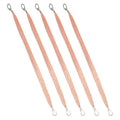 5pcs Ground Strap Copper Braided Battery Cable for Marine Bonding