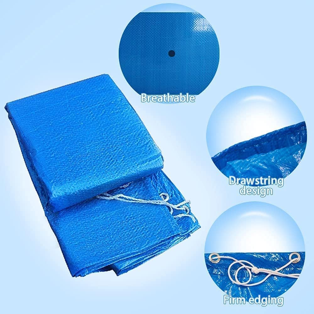 Solar Heating Round Pool Cover, Blue, 12 Ft
