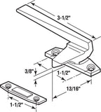 H 3596 Left-Handed Aluminum Casement Locking Handle