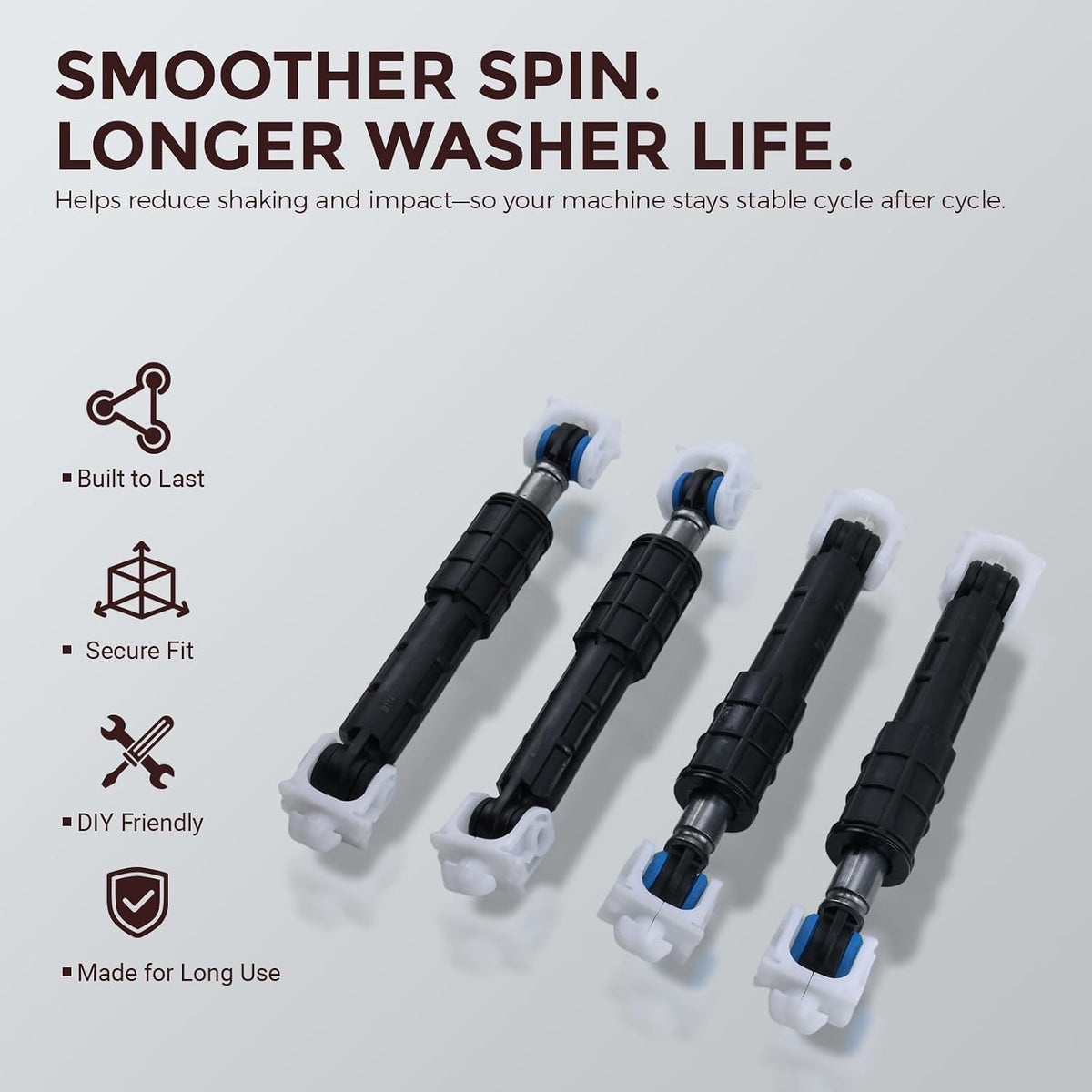 WFW72HEDW0 WFW75HEFW0 MHW5100DW0 4PCS Washer Shock Absorber Kit