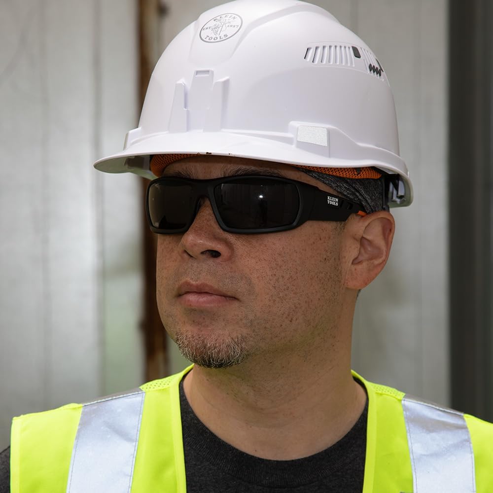 60471 Safety Glasses, ANSI Z87.1+ Pro Full Frame Gasket Safety Glasses, Gray Lens, UV Protection, Anti-Fog, Scratch