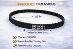 Divys Ark Replacement of Miele Vacuum Cogged Gear Belt #460-01