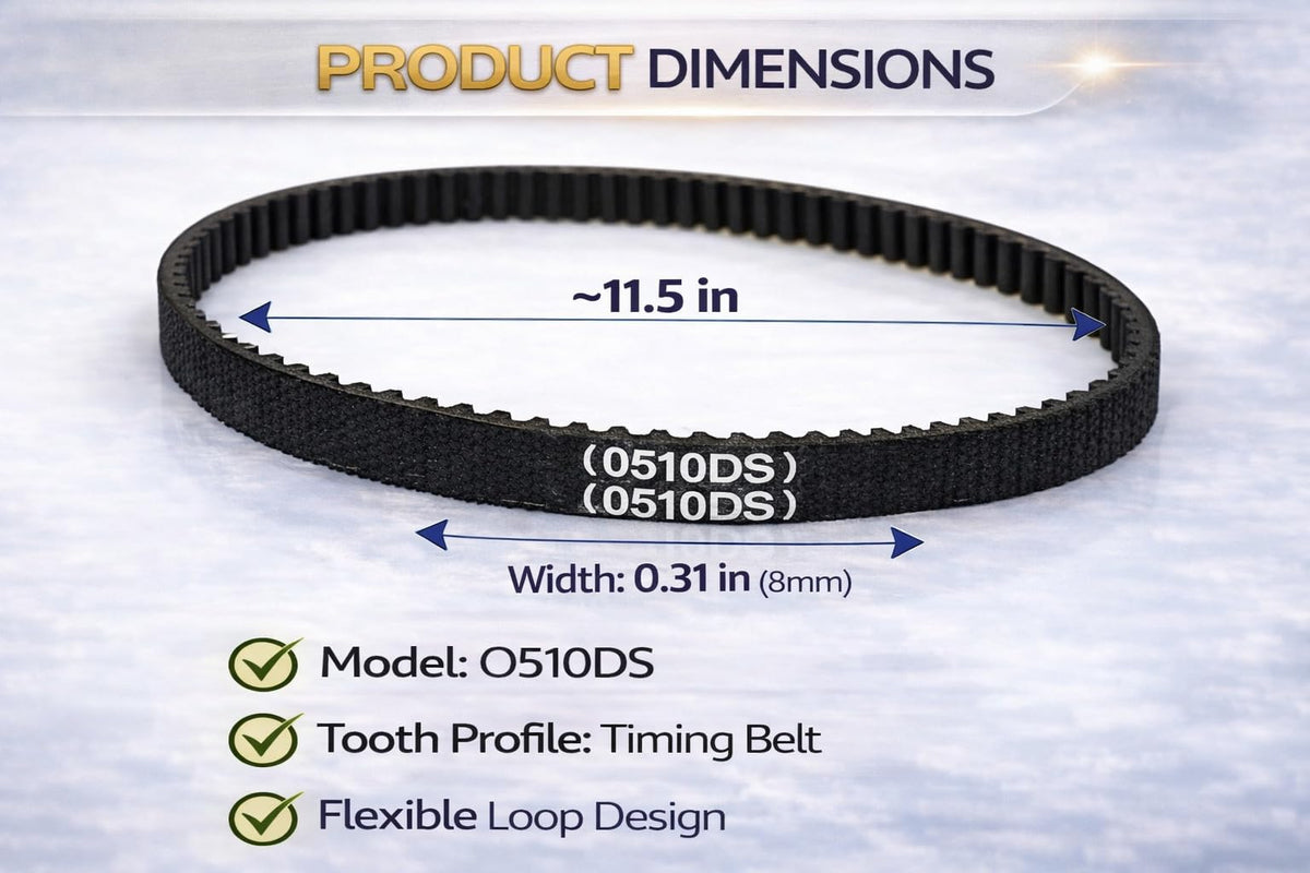 Divys Ark Replacement of Miele Vacuum Cogged Gear Belt #460-01
