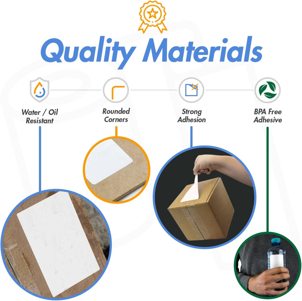 Direct Thermal Label, 2.25" x 1.25", 1" Core, 1 Roll, 1000/Roll