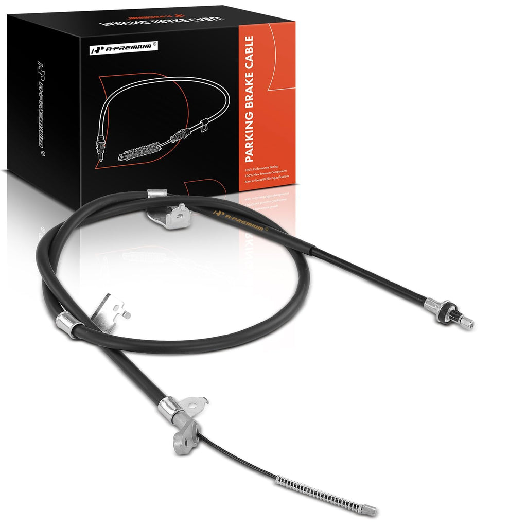 A-Premium Rear Driver Parking Brake Cable Assembly