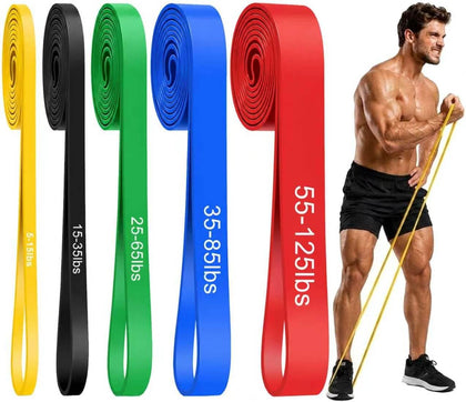 Resistance Bands for Working Out, Pull Up Assistance Bands for Men & Women, Exercise Bands for Full-Body Training
