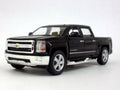 2014 Chevrolet Silverado LTZ Crew Cab 4x4 1:46 Scale 5" Die Cast Metal Model Pick-up Truck Toy (Black)