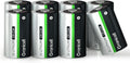 CR123A 3V Lithium Battery 8 Pack 123A Lithium Batteries for Flashlight Camera Alarm Security System Sensor