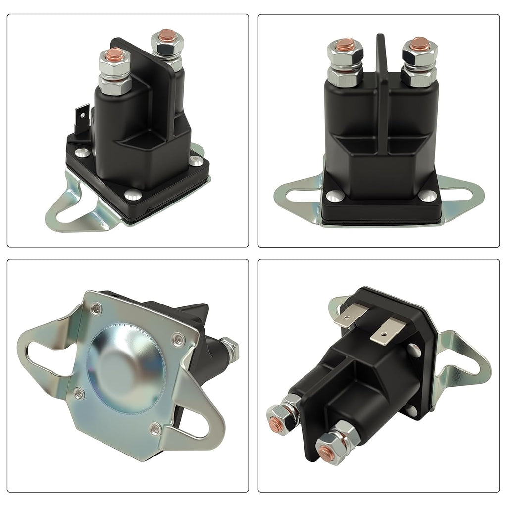 1755382YP Starter Solenoid Relay for Lawn Mower, 12V Relay Switch, Fit for Countax/Husqvarna/Snapper/Toro Lawn Mower Tractor, Replace 44814800, 5321384-06, 5321461-54, 1-8604, 47-1910, 740207