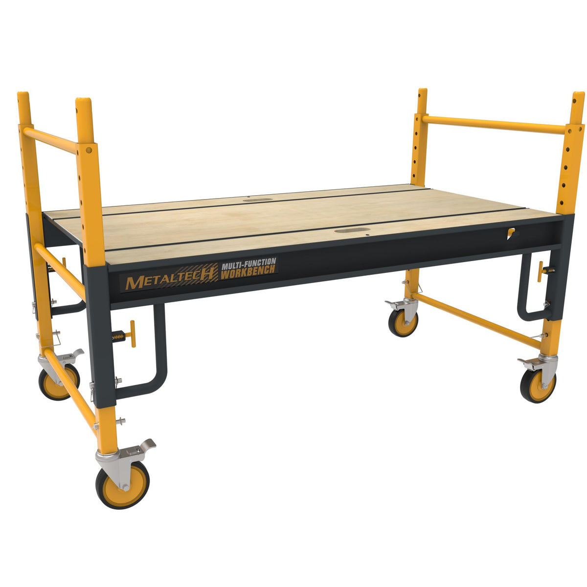 5-in-1 Multifunction Workbench, Miter Saw Stand, Workbench, Utility Cart, Work Platform + Storage Rack, Model# I-SB3M