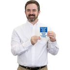 “Employees Must Wash Hands Before Returning to Work" Bilingual Hand Washing Label | 3.5" x 5" Laminated Vinyl