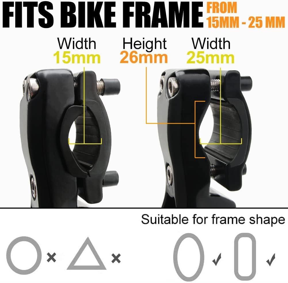 Bike Kickstand Adjustable Aluminium Alloy Bicycle Kickstand Bike Side Kickstand Fit for 22" 24" 26" 28" Mountain Bike