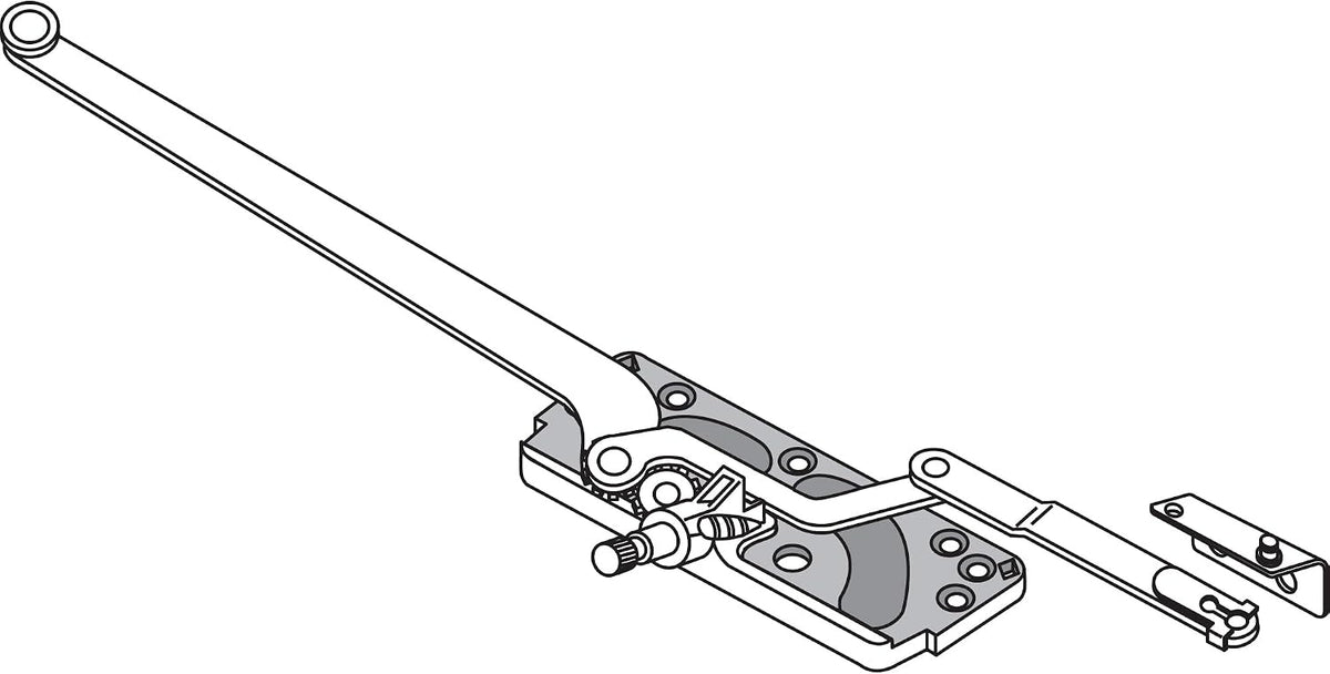 TH 23076 Entrygard Dual Arm Left-Hand Casement Window Operator