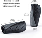 PRUNUS No-Slip Soft Rubber Bike Handlebar Grips Universal for Bicyble