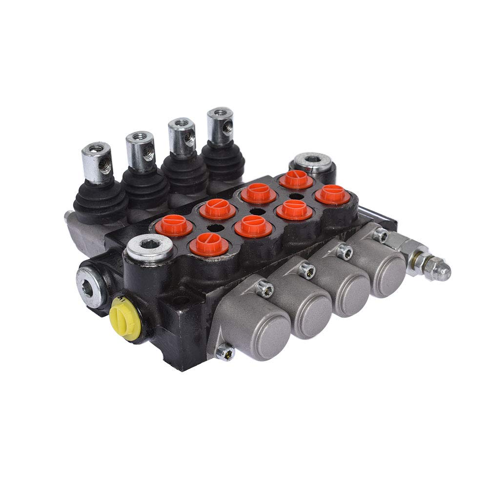 findmall 4 Spool Hydraulic Directional Control Valve 11GPM 3625PSI