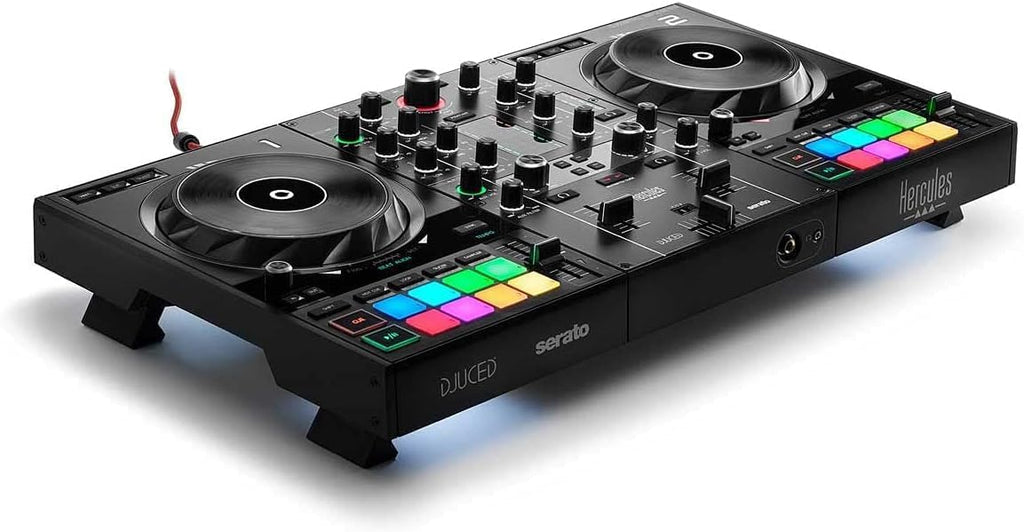 DJControl Inpulse 500 MK2 2-Channel DJ Controller Bundle with Case, TRS-to-RCA Breakout Cable, and Austin Bazaar