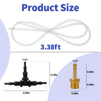 Manometer Probe Kit Compatible with Fieldpiece JL3KM & Klein Tools ET180