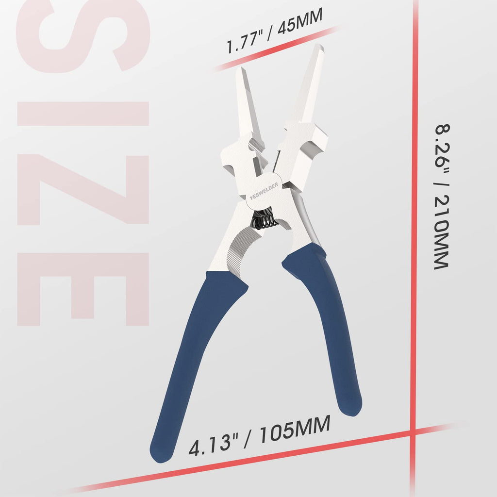 8 in MIG Welding Pliers, High-Carbon Steel, Multi-Function