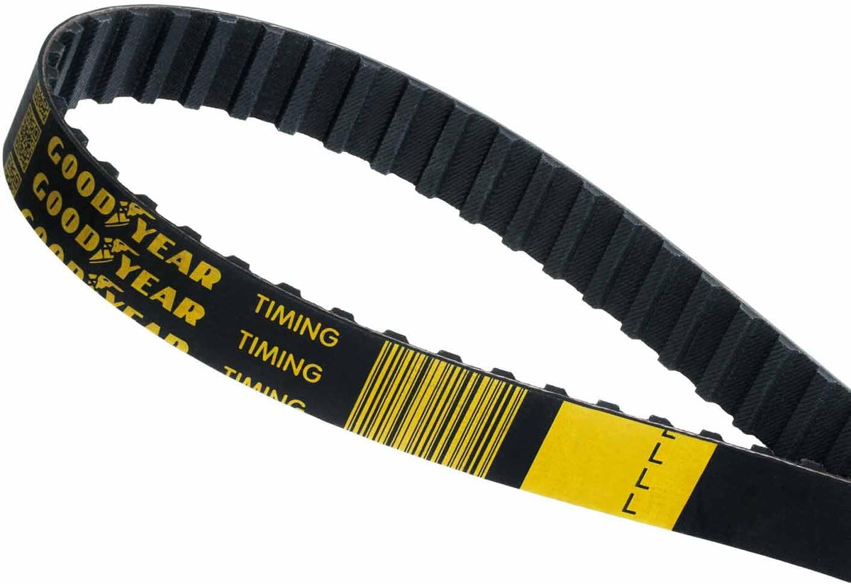 Goodyear 210L100 Trapezoidal Timing Belt: L Profile, 21 in Pitch Length, 1 in Width, 56 Teeth, 0.375 in Pitch