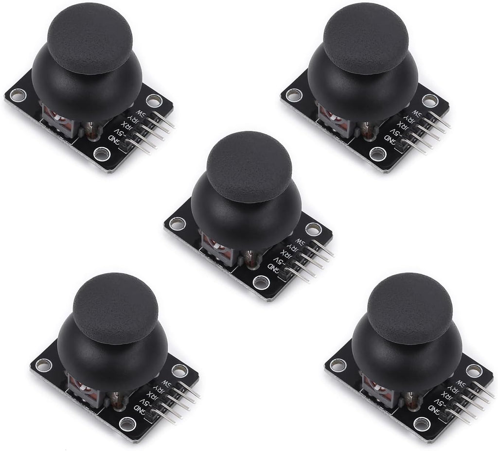 5-Pack Joystick Module KY-023, Dual-Axis XY Analog