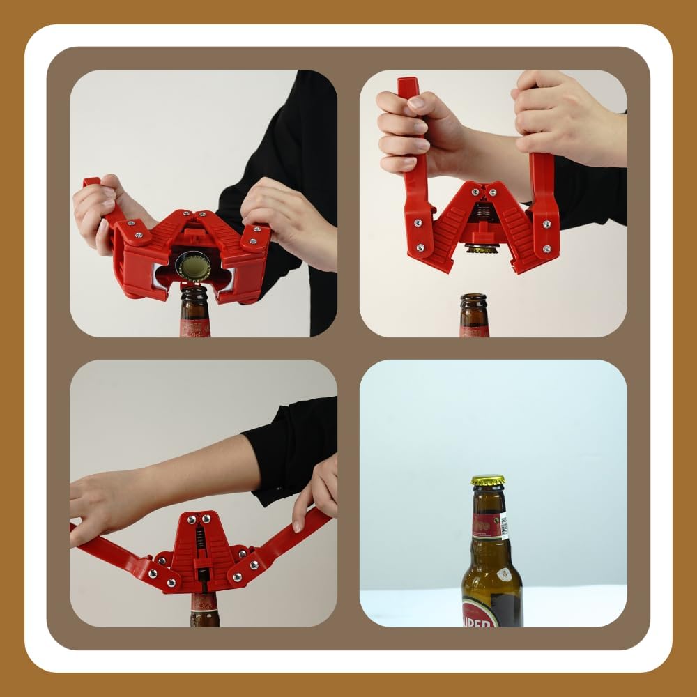 Manual Beer Bottle Capper, 26mm Cap Sealer for Home Brewing, Easy to Use