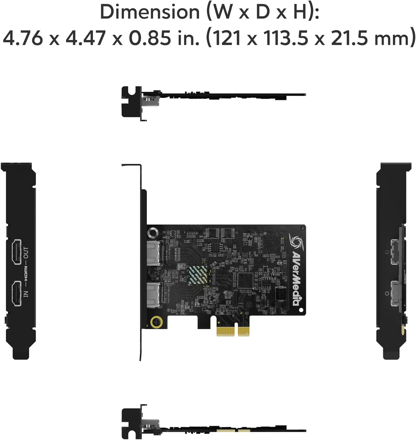 HDMI Capture Card for Streaming and Video Gaming, 4K60 Pass-Through with Ultra-Low Latency on PS5, PS4 Pro, Xbox