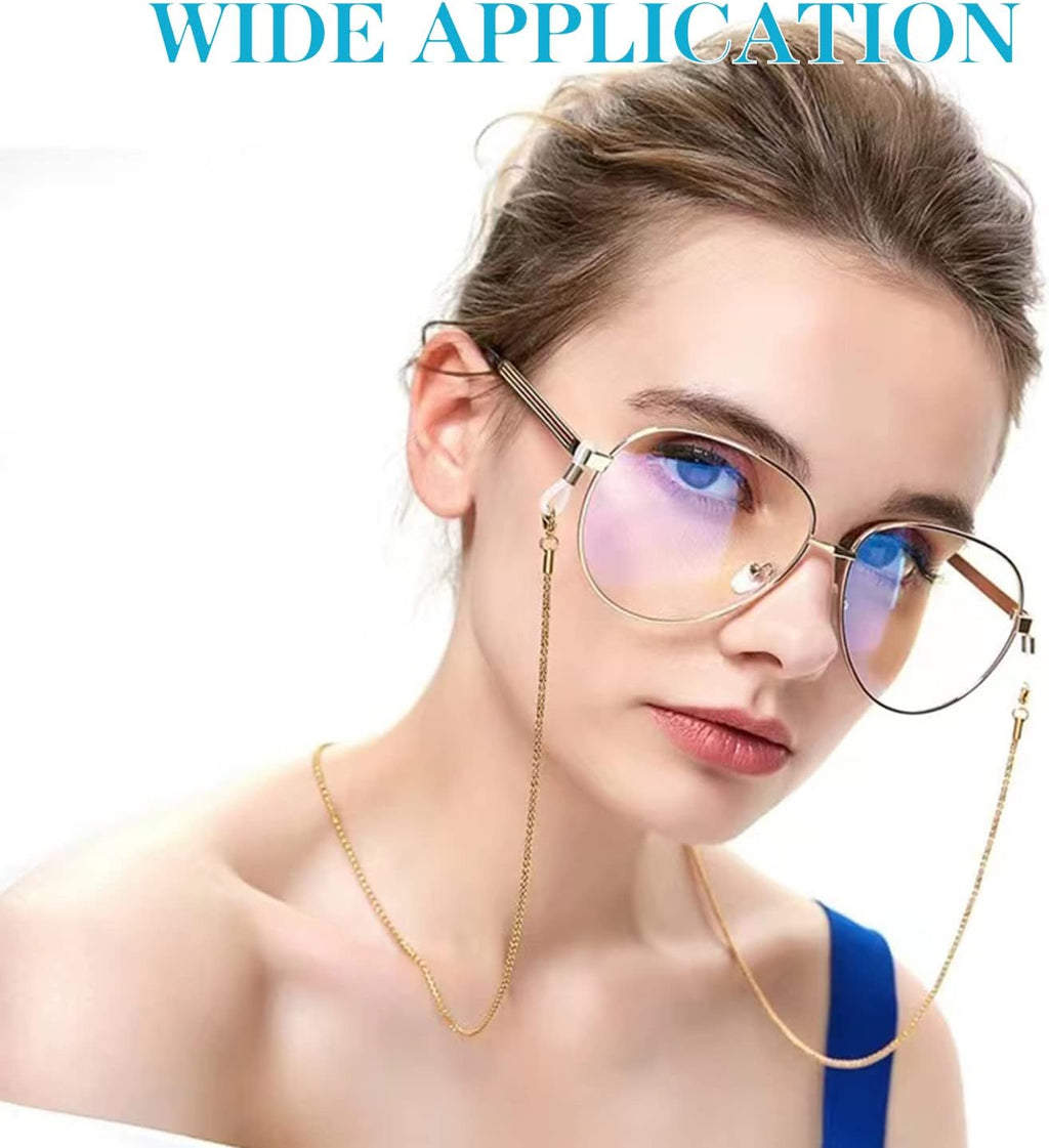 Eyeglass Chain Ends, Eyeglass Chain Connector, 200 Pieces Adjustable Spring Rubber Ends Connectors, 100 Lobster Clasp