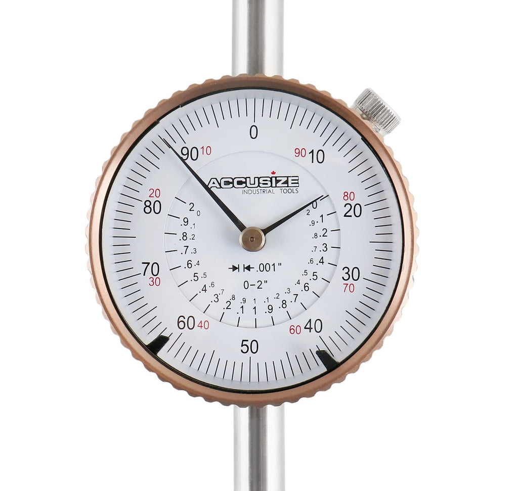Accusize AGD 2 Dial Indicator, 0-2in x 0.001in, P900-S103