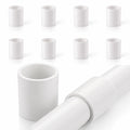 1/2 Inch PVC Coupling Fittings, Fits 0.84" OD SCH40 Pipe, 10 Pack