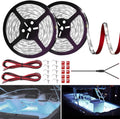 LED Boat Strip Lights, 32.8FT White Marine Pontoon Led Lights, Waterproof