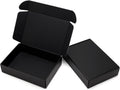 9x6.5x2 Inches Black Shipping Boxes 25 Pack Corrugated Cardboard | Mailing Box for Small Business, Tab Locking