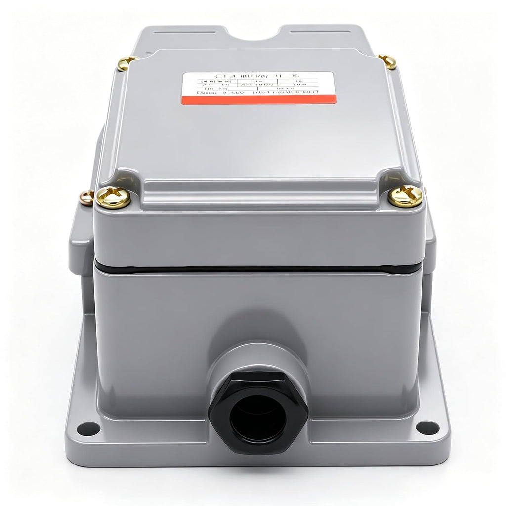Twidec/AC 380V 15A Heavy Duty Foot Switch SPDT NO NC Electric Pedal Momentary Foot Pedal Switch LT-3